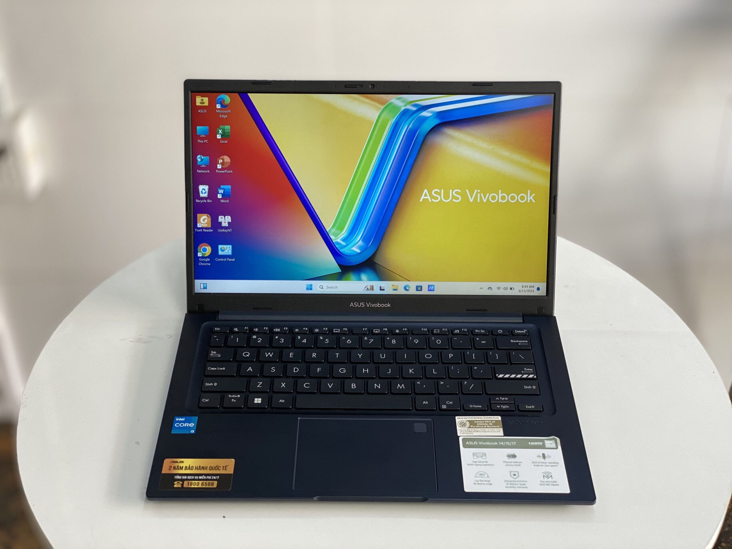 ca08b5a6a7a104ff5db07 Asus Vivobook X1404ZA-NK387W i3 1215U | 8GB | 512GB | 14" FHD - Ảnh 1