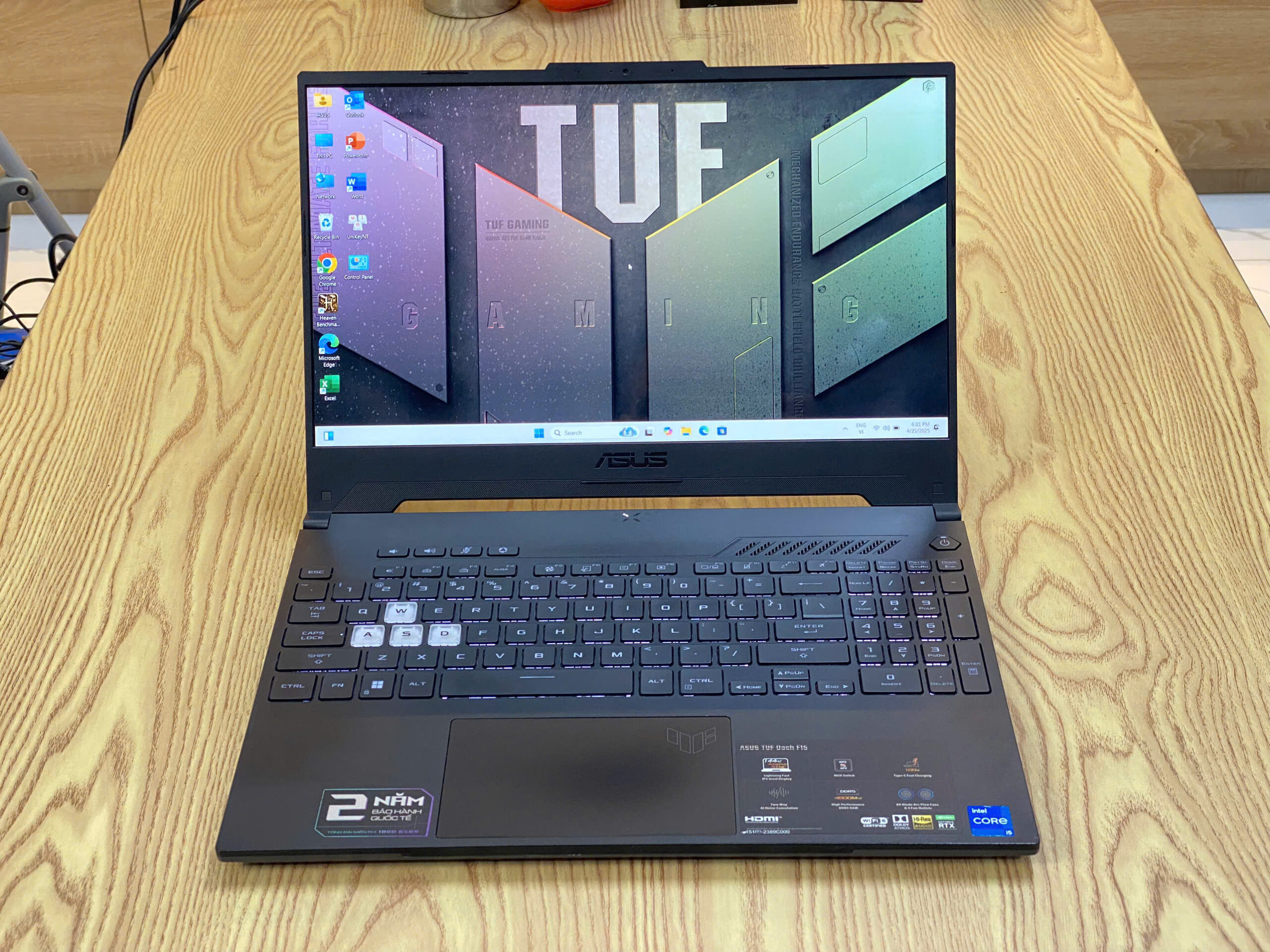 z6577299323224_a5ca17ea50f39b3a921c005b2959e819 Asus Gaming TUF Dash F15 FX517ZC i5 12450H | 8GB | 512GB | RTX3050 4GB | 144Hz - Ảnh 1